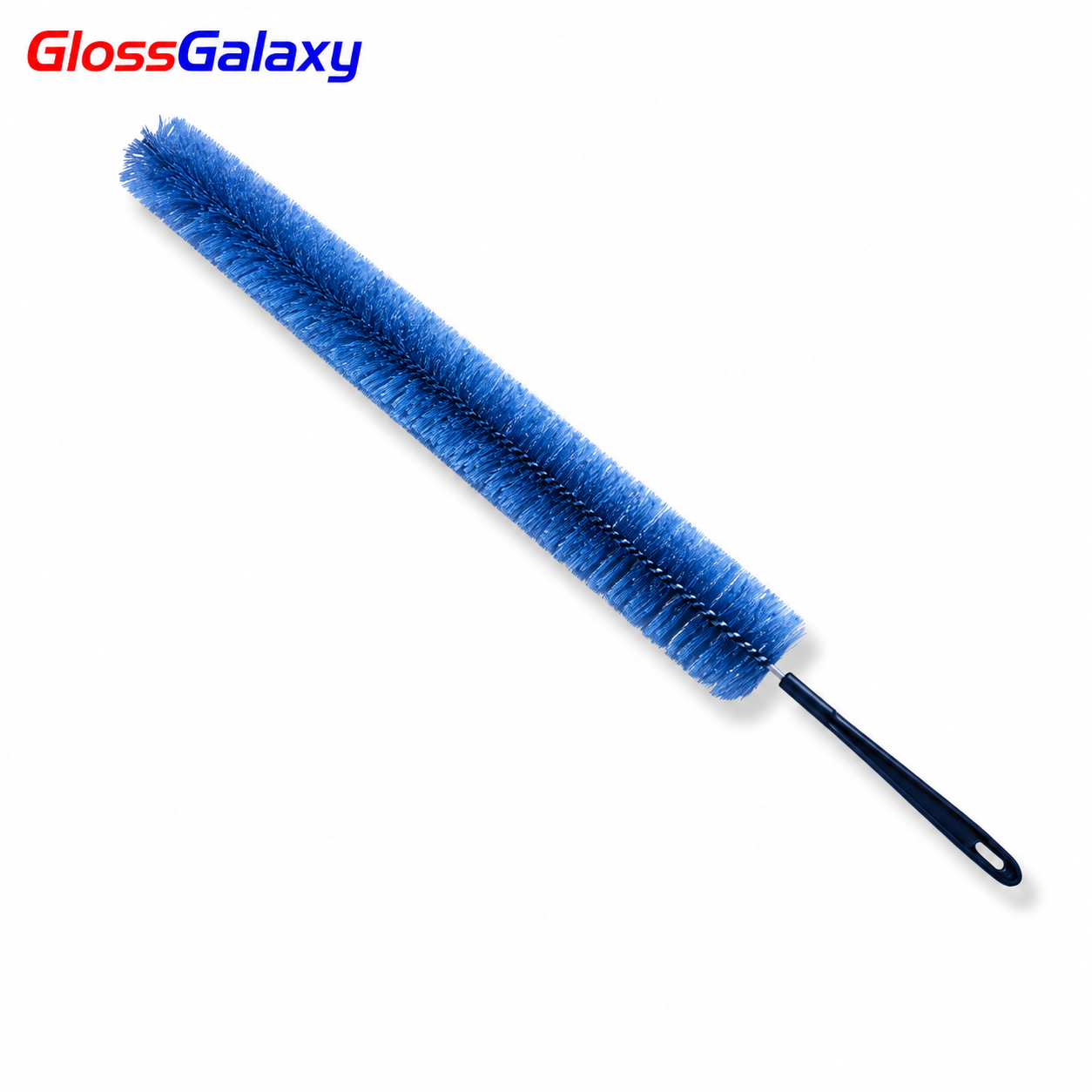 Blue Long Wheel & Barrel Brush for Car Detailing