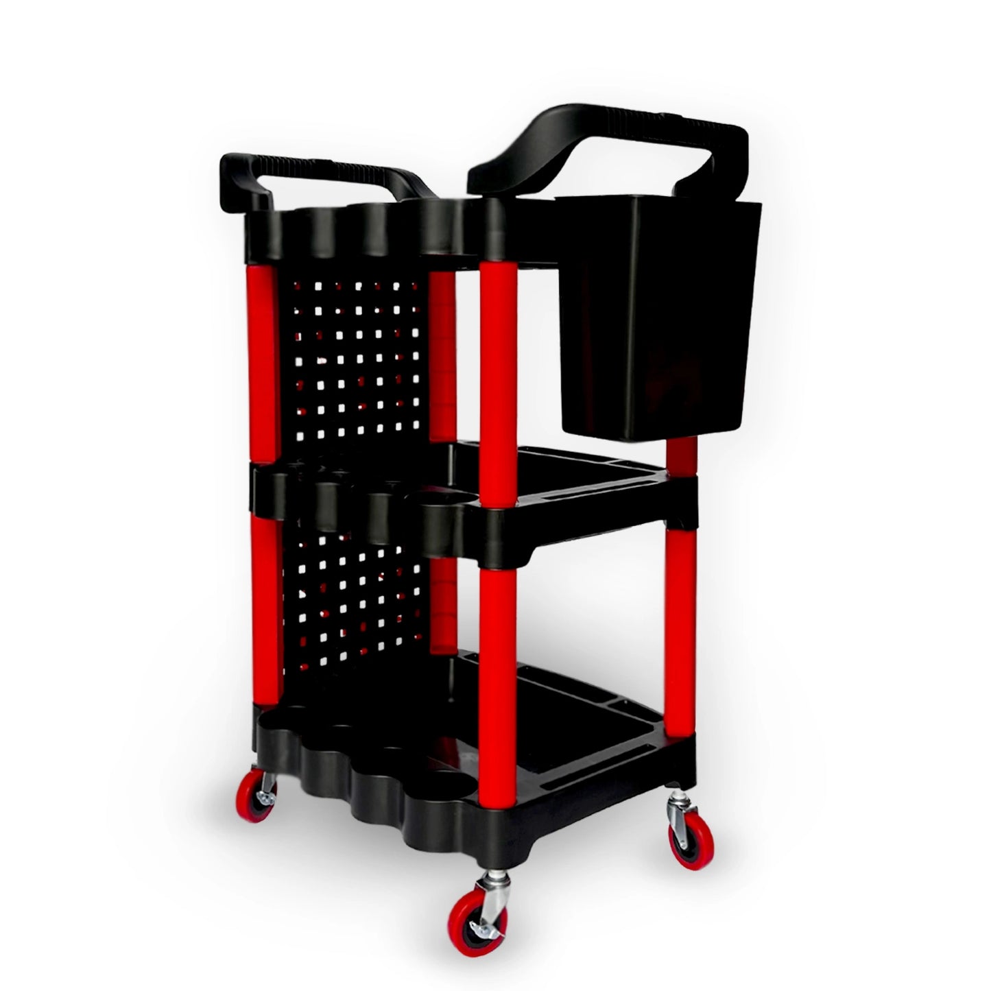 Detailing Tool Cart Trolley On Wheels-3 Shelves