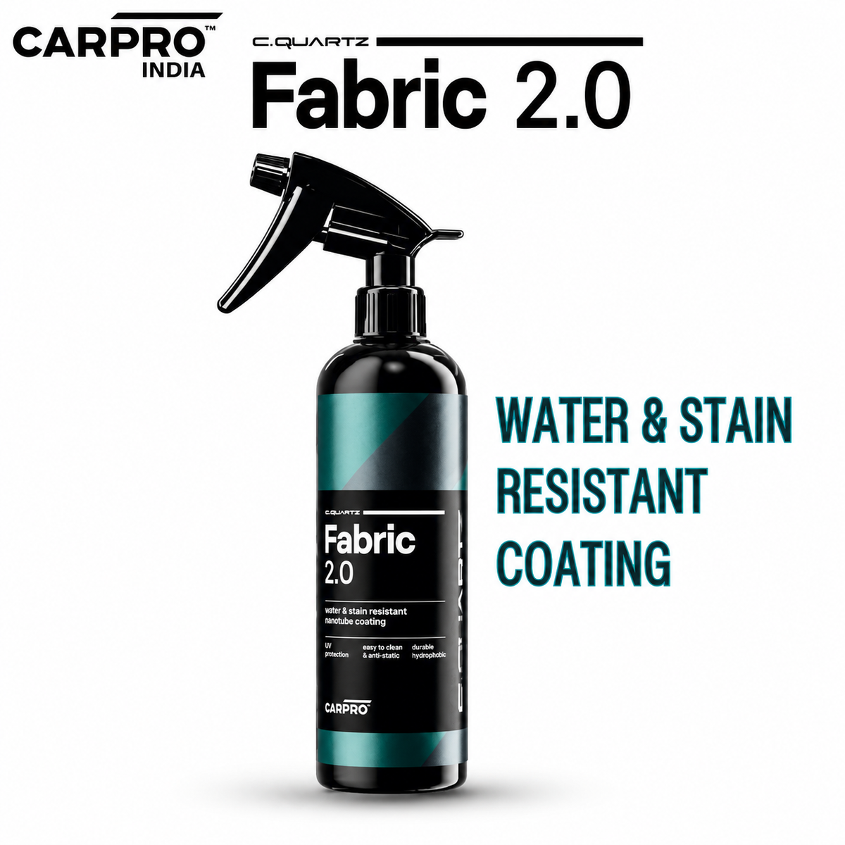CARPRO CQUARTZ Fabric 2.0 Water & Stain Resistant Coating