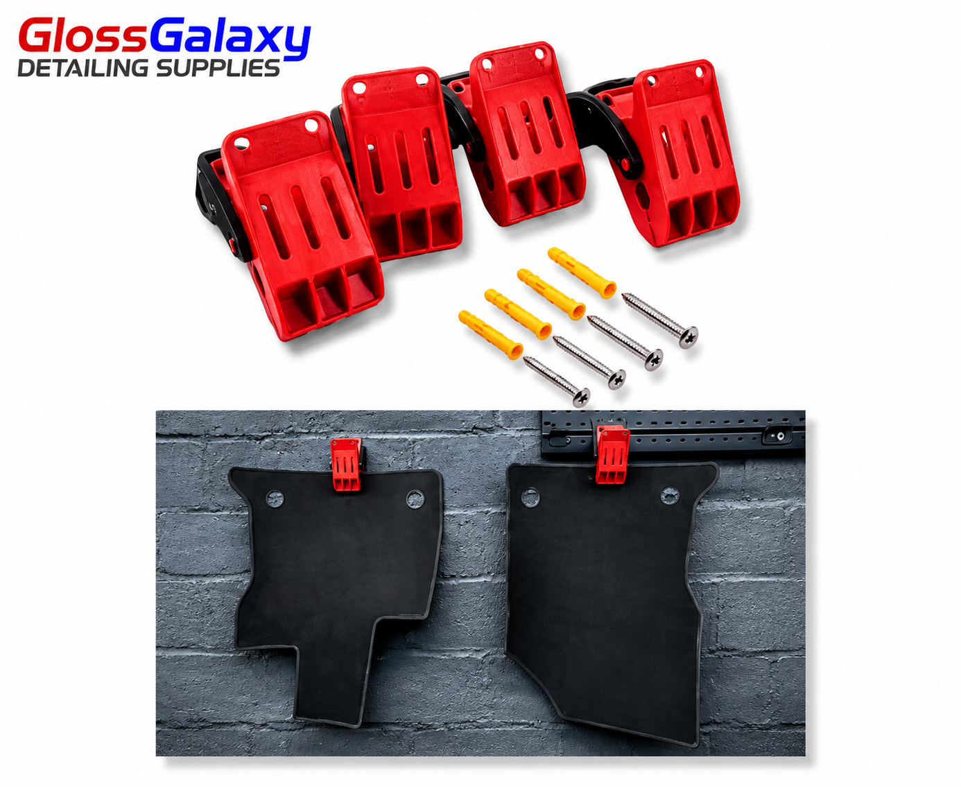 Microfiber Clip Mat for Detailing Tools