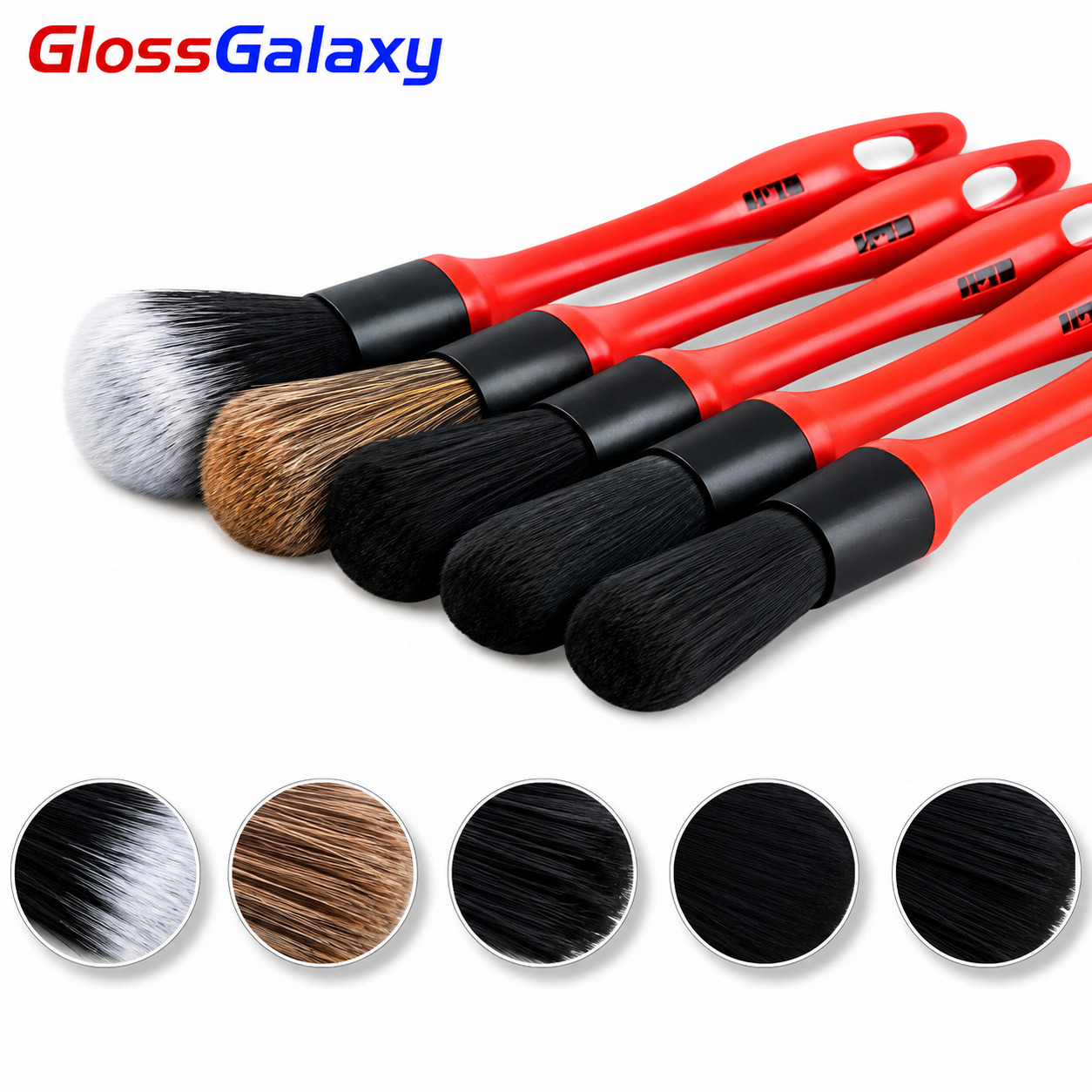 Set of 5 Multi Detailing Brushes