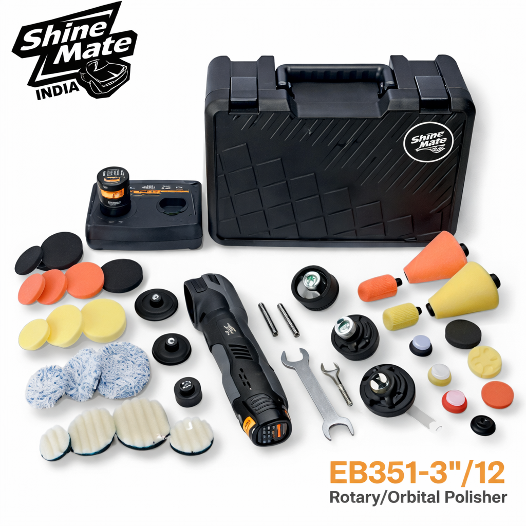 Shine Mate EB351-3”/12 Rotary/Orbital Polisher kit