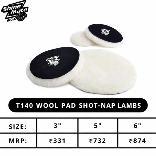ShineMate T140 Wool Pad Shot-Nap Lambs