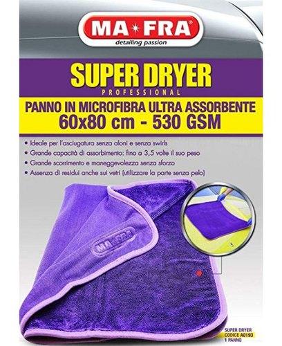 Mafra Super Dryer Panno Microfibre Ultra Absorbent, 530gsm, 80x60cm